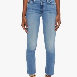 Mother Mid rise Dazzler Ankle fray (Wash: Riding the cliffside) Size 28.